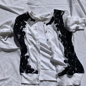 Black Lacey Cardigan